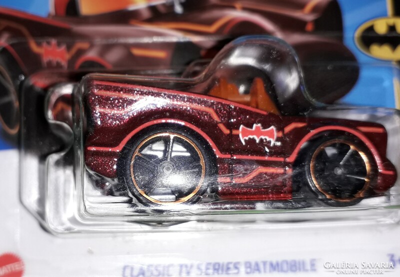 2023. MATTEL - HOT WHEELS - BATMAN CLASSIC SERIES TV BATMOBILE - 1 :64 fém kisautó a képek szerint