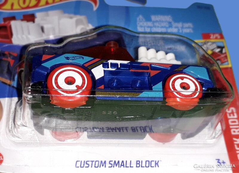 2023. MATTEL - HOT WHEELS - LEGO BRICK RIDES - CUSTOM SMALL BLOCK- 1 :64 fém kisautó a képek szerint