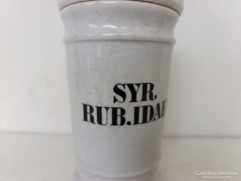 Antik patika tégely dekoráció gyógyszertár porcelán gyógyszer tartó orvosi eszköz 341 7408