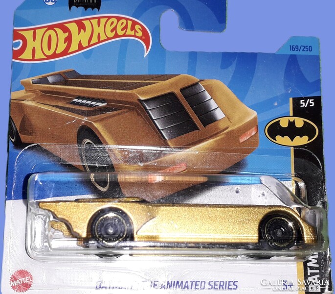 2023. MATTEL - HOT WHEELS - BATMAN - BATMOBILE ANIMATED SERIES - 1 :64 fém kisautó a képek szerint