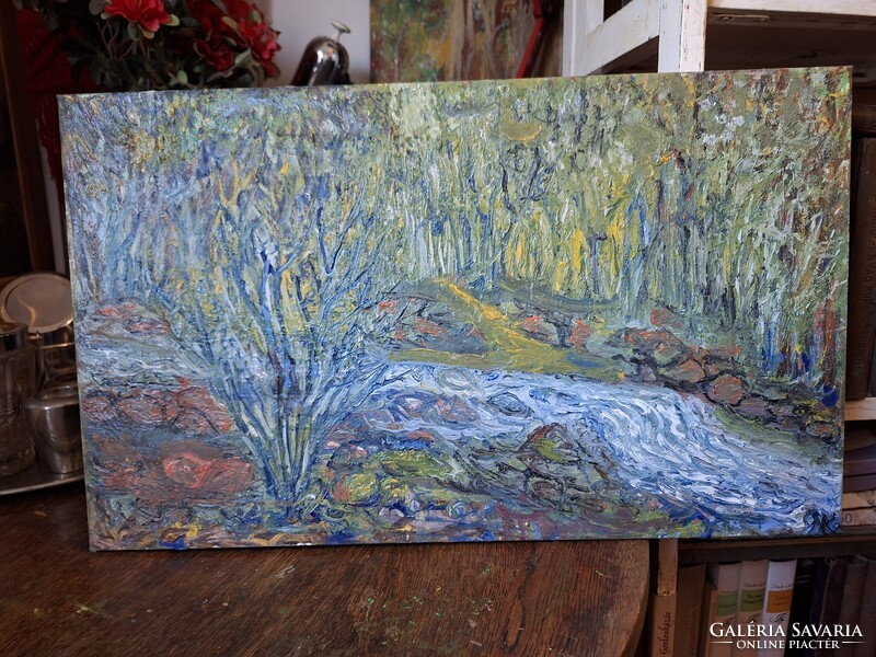 JÁK PÉTER 2025 o/v 55X35 cm "CUHA"