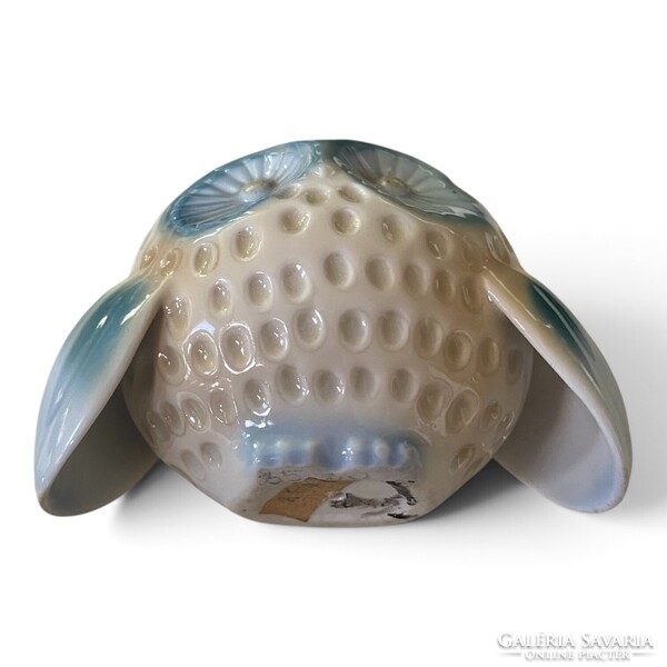 Aquincumi aquazur bagoly / Ősz Szabó Antónia tervezése / Retro porcelán