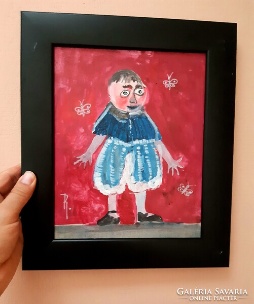 Szürreális v.groteszk,festmény
