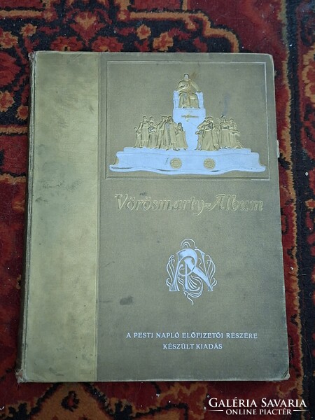 RRR!!! 1903-LÁNDOR-  VÖRÖSMARTY ALBUM A PESTI NAPLÓ ELŐFIZETŐINEK -ZICHY MIHÁLY!!!