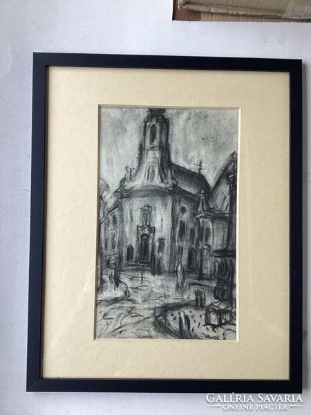 Margit Gräber (1895 - 1993), town 1968. Reproduced graphics.