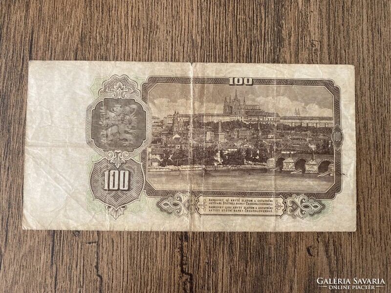 Csehszlovákia 100 Korona 1953 VG