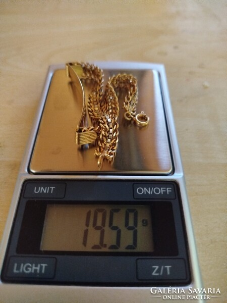 Vintage olasz 18 karátos arany karkötő/karlànc – Oreficeria Aretina – 19,59 g