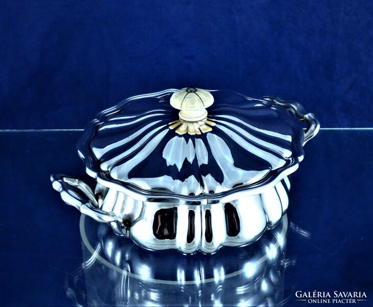 STUNNING, VERY RARE ANTIQUE SILVER CANDY HOLDER, TRAY, VIENNA, 1847!!!