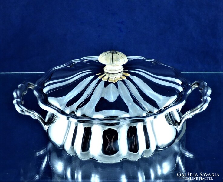 STUNNING, VERY RARE ANTIQUE SILVER CANDY HOLDER, TRAY, VIENNA, 1847!!!