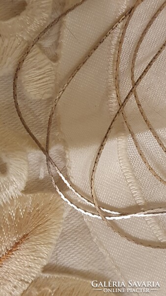 ART DECO- ARANYOZOTT ---5---SZÁLAS-jelzett ag, 925-  ezüst -elegáns olasz-- ITALY-- nyaklánc eladó -