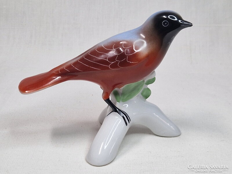 Szép festésű ritkább porcelán madár figura hibátlan állapotban 10,5 cm. magas