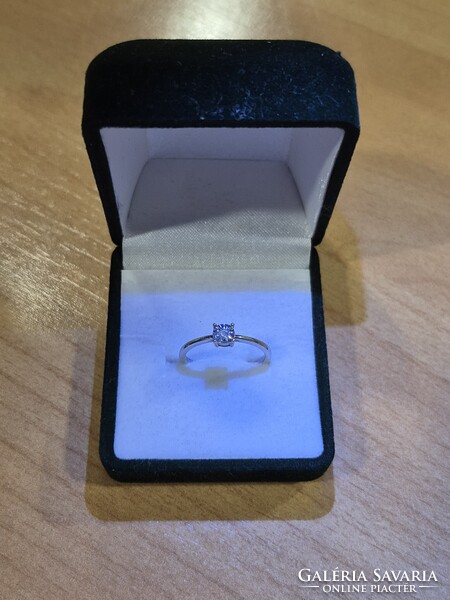 Briliáns gyűrű 14.k 0.03ct  52/es