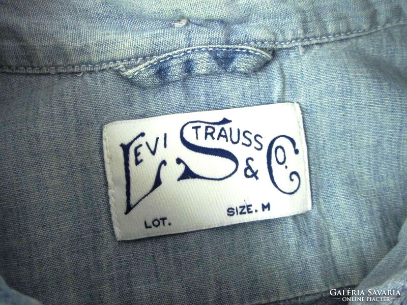 ORIGINAL LEVIS (M) LONG SLEEVE MEN'S DENIM SHIRT