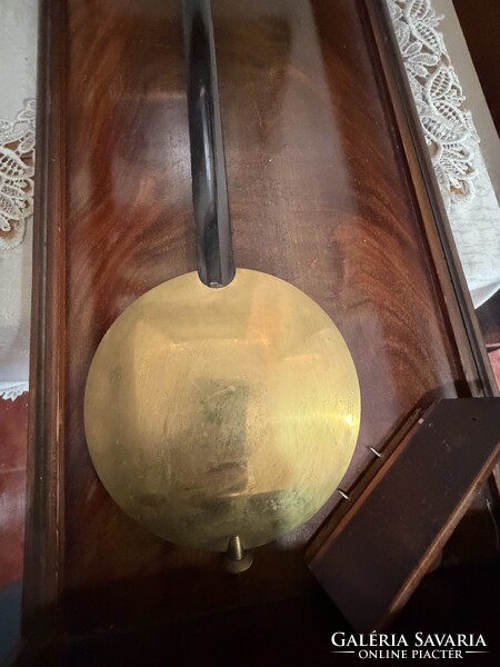 Hollóházi antique Biedermeier wall clock