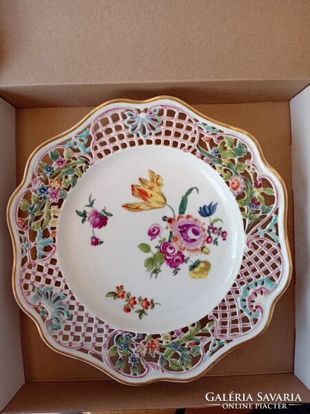 Beautiful Antique Herendi Plate 1856