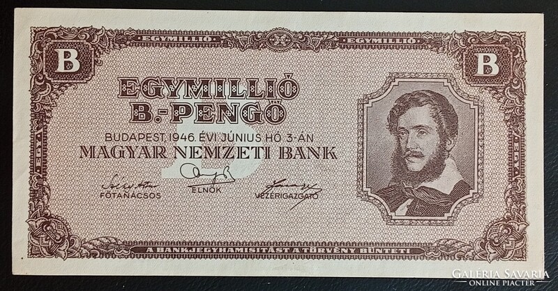 Hajtatlan Egymillió B.-pengő vnt