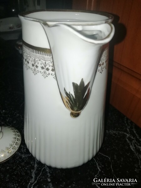 Antique porcelain tea pouring jug, perfect condition. Hundreds of auctions and promotions