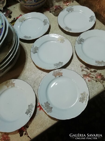Porcelain Dessert Set, 7 pieces, 13. Many auctions and promotions