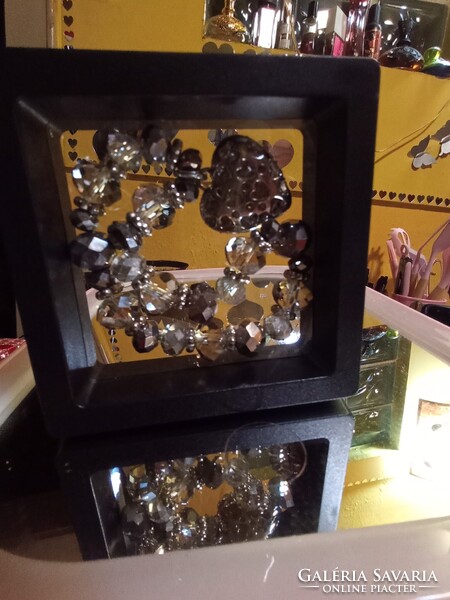 Bracelet and heart pendant, double-sided, 'display case' 29, over 100 auctions and deals among my items