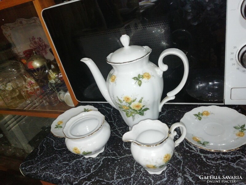 German Bavaria Porcelain Tea and Coffee Set, Many Auctions and Promotions, Take Yours