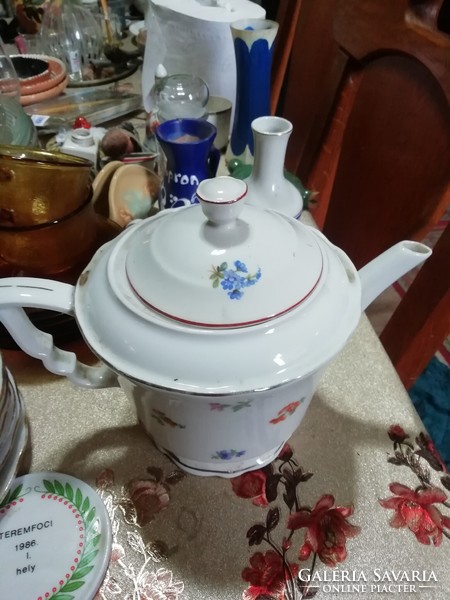 Zsolnay Porcelain Tea Pot 33.in the condition shown in the pictures