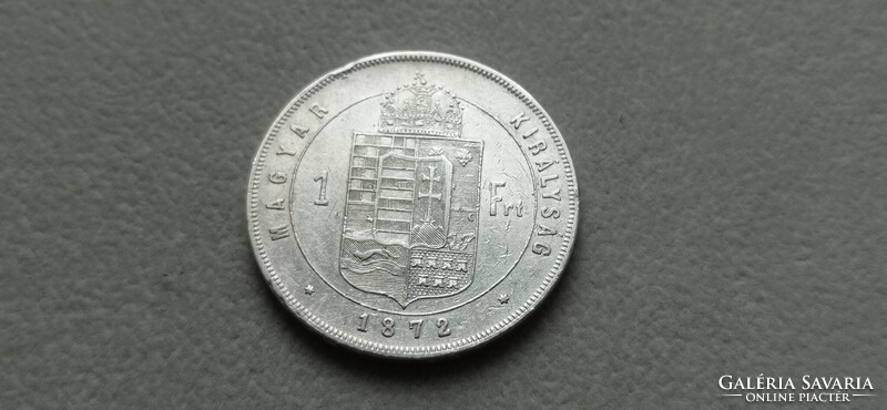 1872 1 forint coin approx.