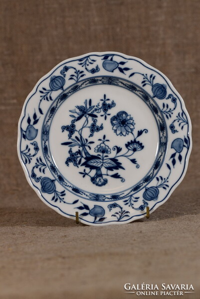 Meissen porcelain dessert plate Blue Onion Zwiebelmuster, blue onion, cobalt, Germany