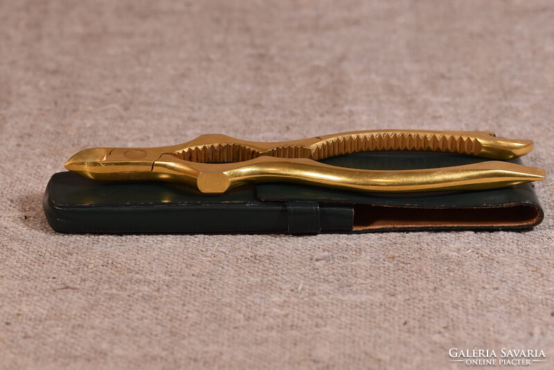 Dreizack Solingen cast brass nutcracker in original packaging Germany