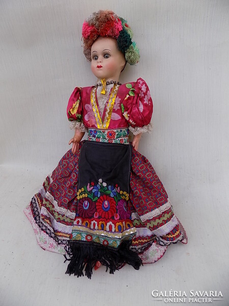 Matyó baba, 1960-70-es évek, jó állapot. 60 cm-es.