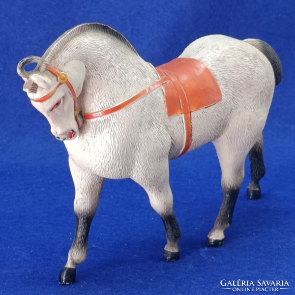 French Celluloid Horse Ornament – Original 