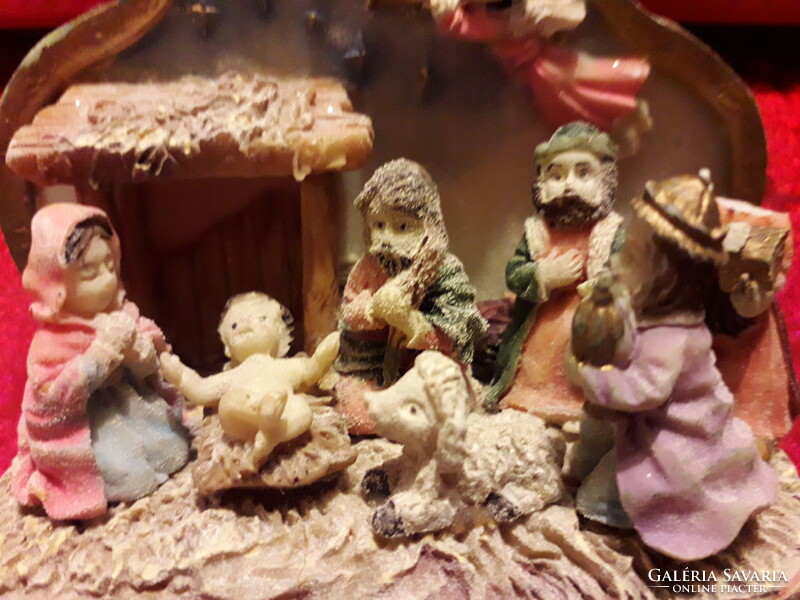 Christmas Ceramic with BETLEHEM Figures 12x8 cm Flawless