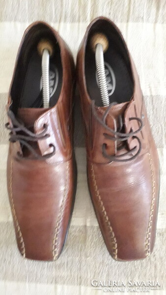AM Shoe Brown Leather Waterproof Lace-up Dress Shoes Men's Size 43 Excellent