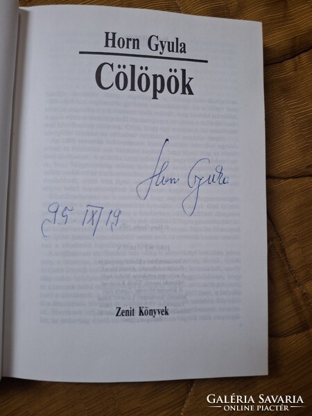 Horn Gyula Signed Book from the 1956 Revolution Legacy of Dr. Tamás Kiss