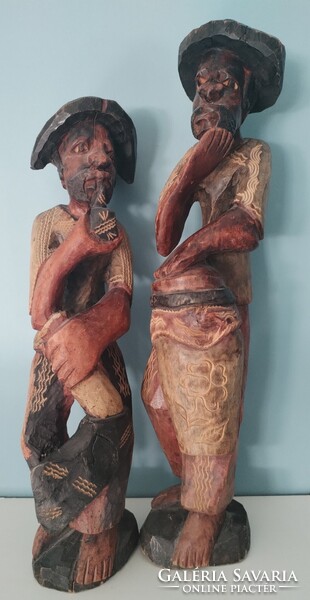 African people, statues