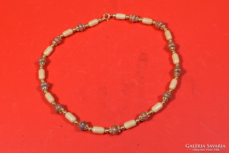 Vintage Designer Gold-Plated Necklace, Old Stock from Germany