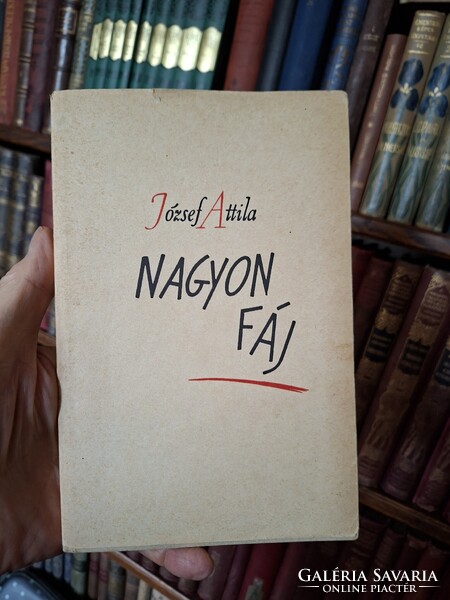 1989-CSERÉPFALVI KIADÓI FAKSZIMILE JÓZSEF ATTILA: NAGYON FÁJ-olvasatlan?-újszerű