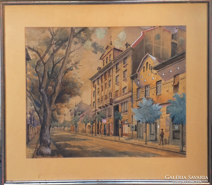 Tibai Takács Jenő (1876 - 1943) : Őszi utca