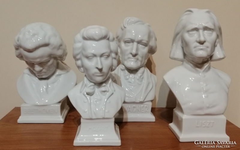 Herendi Zeneszerzők büszt 4 db