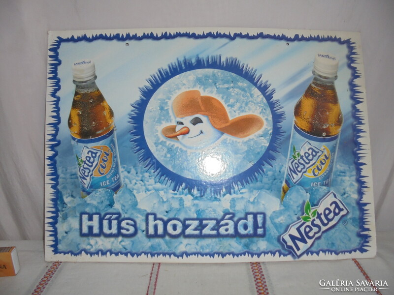 NESTEA kétoldalas karton reklámtábla