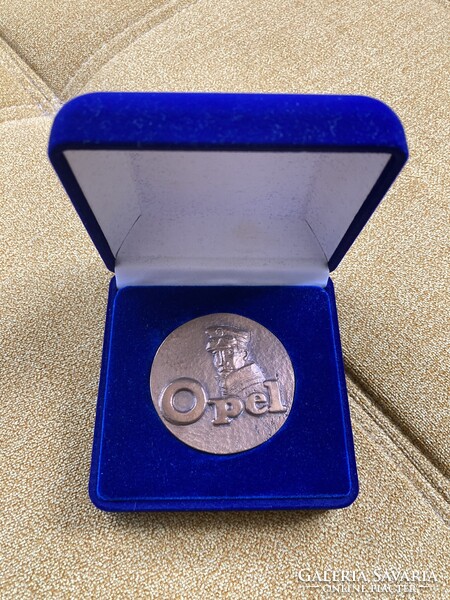 Opel bronze commemorative medal 2001 