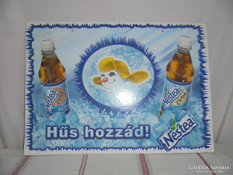 NESTEA kétoldalas karton reklámtábla