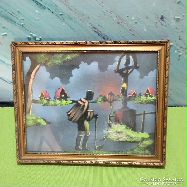 Everyday Home! Silk painting from the previous century