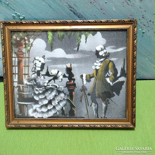 Everyday Home! Silk painting from the previous century