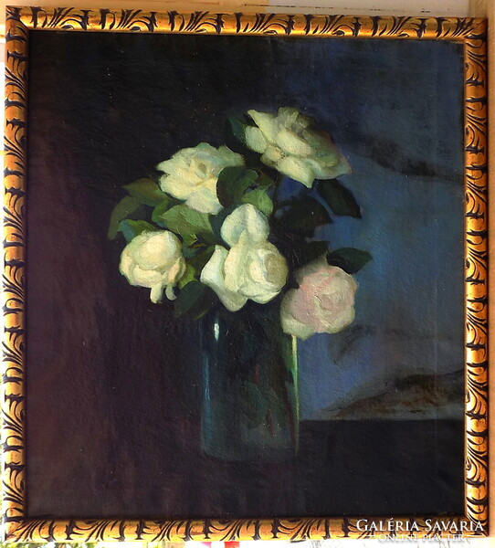 Alajos Parobek 1896-1947, from the painter's early 1915 Nagybánya period, invoice with certificate of authenticity