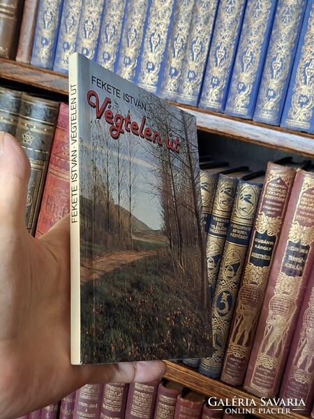 1990  poszthumusz -FEKETE ISTVÁN első kiadás: VÉGTELEN ÚT-  történelmi regény- OLVASATLAN  NESZTOR-