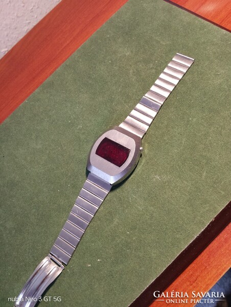 Lemania LED Watch, Faulty, Missing Parts