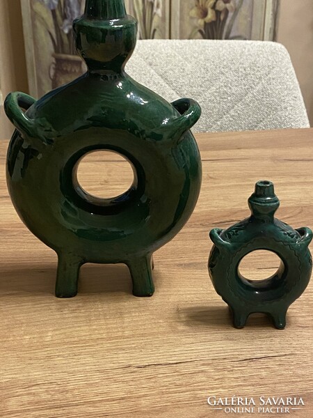 Old ceramic pereckulacs, 2 pcs