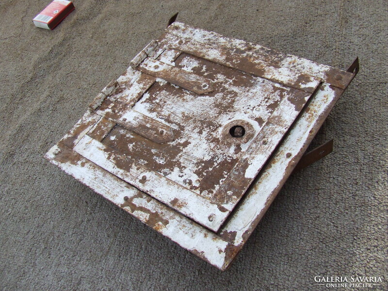 Old Iron Door Chimney Door