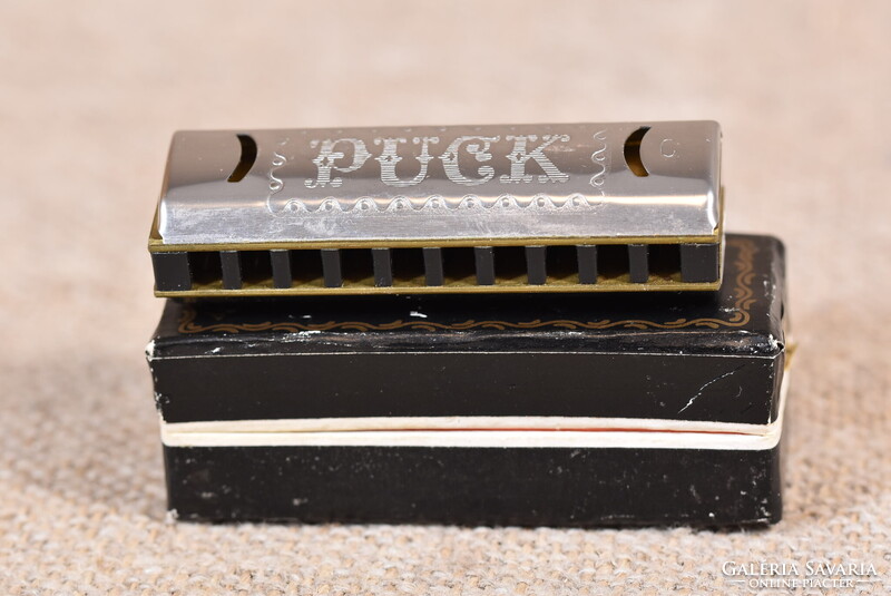 Hohner Puck Pocket Harmonica in Case, Germany, 1950s–1970s