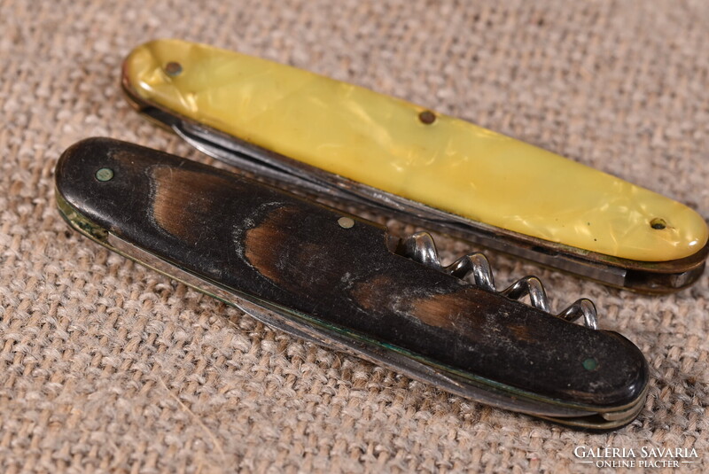 2 pcs vintage pocket knives Stainless Rostfrei Richartz Germany 1950s-1960s